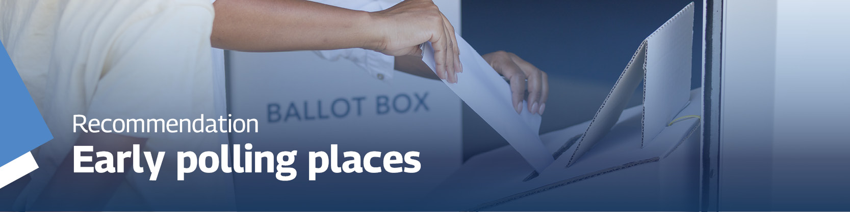 Early polling places recommendations