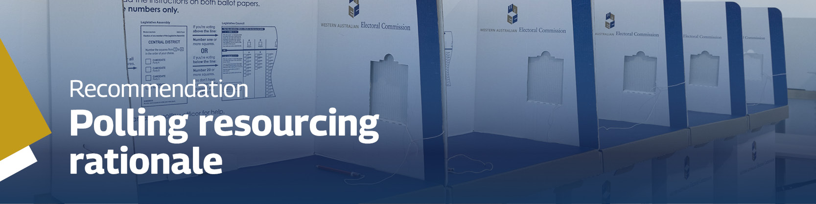 Polling resourcing rationale recommendations