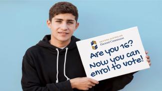 Enrolment for 16 yr olds web page banner